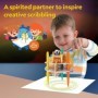 Joc Educativ STEM National Geographic puzzle 3D Robot desenator 13 piese